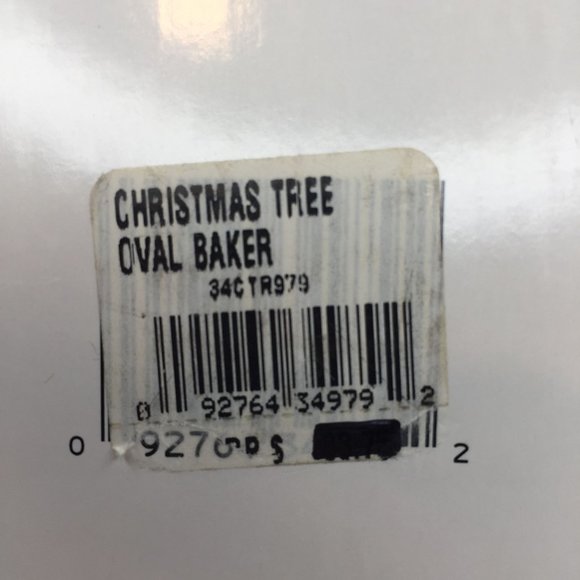 Vintage Spode Christmas Tree Porcelain China Oval Vegetable Baker Dish With Box - Picture 5 of 15